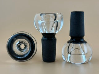 14mm single-hole glass slide in Black