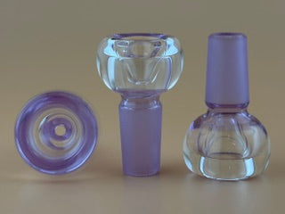 14mm single-hole glass slide in Lavender